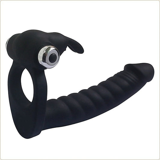 Trinity Fun Lover's Beads Vibrating Cock Ring by BDStyle - Ball and Cock Toys