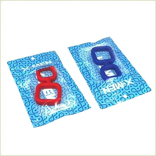 X-MEN Liquid Silicone Double Cock Ring by BDStyle - Ball and Cock Toys