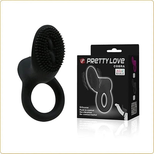 Pretty Love Cobra Silicone Cock Ring by Baile - Ball and Cock Toys