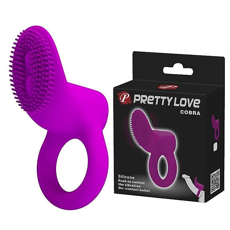Pretty Love Cobra Silicone Cock Ring by Baile - Ball and Cock Toys
