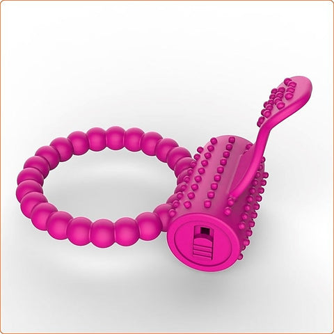 Premium Tongue Silicone Cock Ring by BDStyle - Ball and Cock Toys