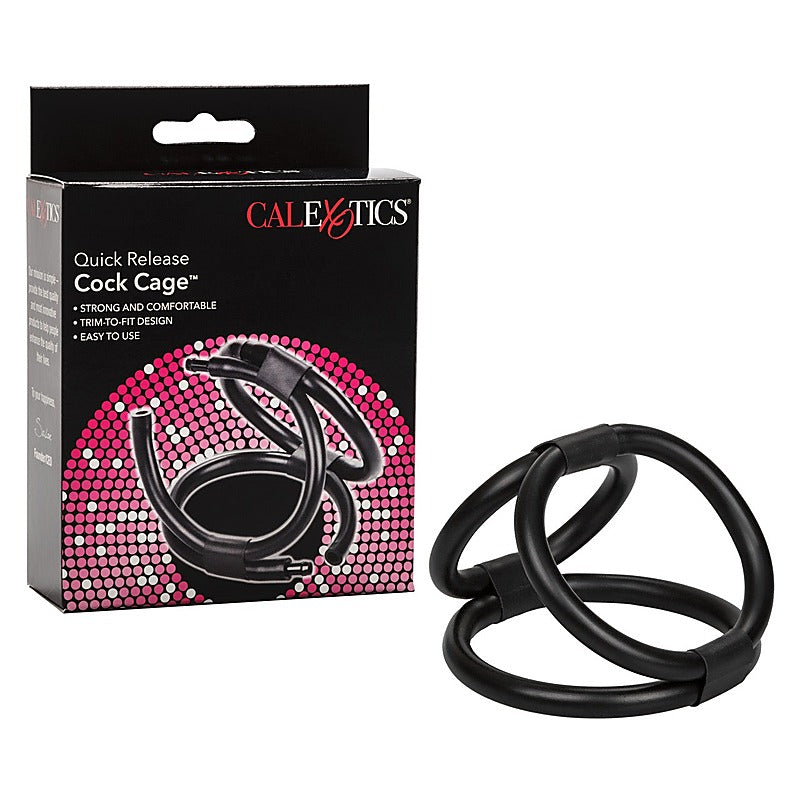 California Exotics Quick Release Mens Cock Cage - Ball and Cock Toys