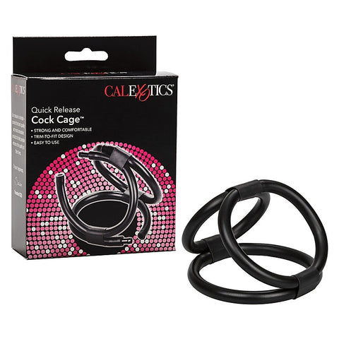 California Exotics Quick Release Mens Cock Cage - Ball and Cock Toys