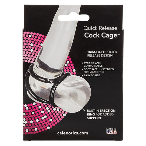 California Exotics Quick Release Mens Cock Cage - Ball and Cock Toys