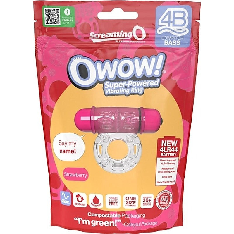 4B Low Pitch Bass Cock Ring by Screaming O - Ball and Cock Toys