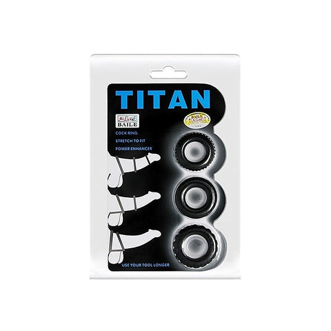 Professional Baile Titan Cock Rings by Baile - Stretchy Cock Rings