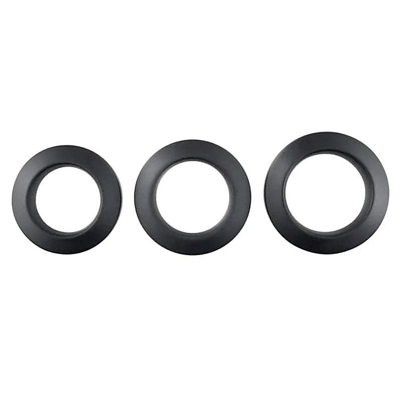 Premium 3-Piece Penis Ring Set by Adam & Eve - Ball and Cock Toys