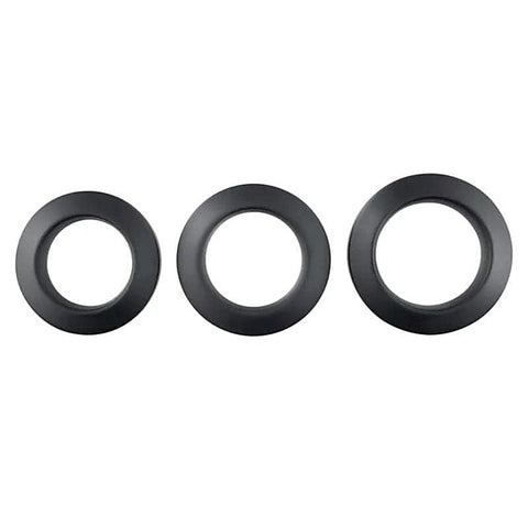 Premium 3-Piece Penis Ring Set by Adam & Eve - Ball and Cock Toys