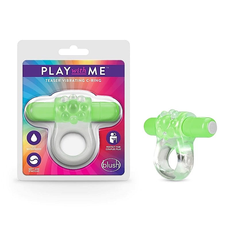 Teaser Vibrating C-Ring by Blush Novelties - Vibrating Cock Rings