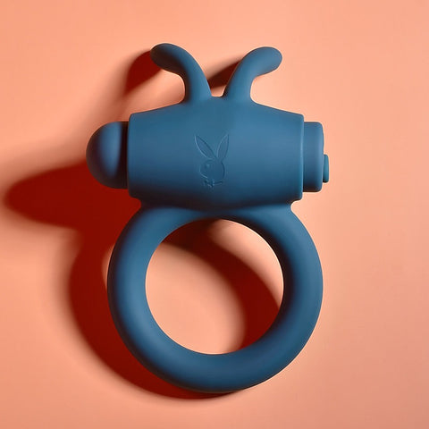 Premium Pleasure Bunny Buzzer by Evolved - Vibrating Cock Rings