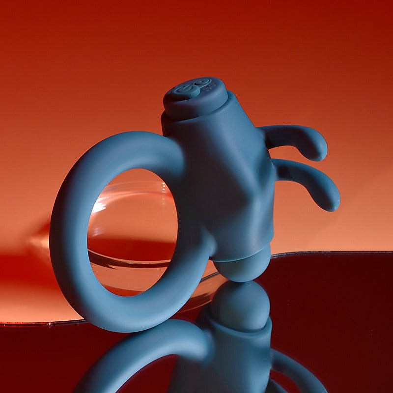 Premium Pleasure Bunny Buzzer by Evolved - Vibrating Cock Rings