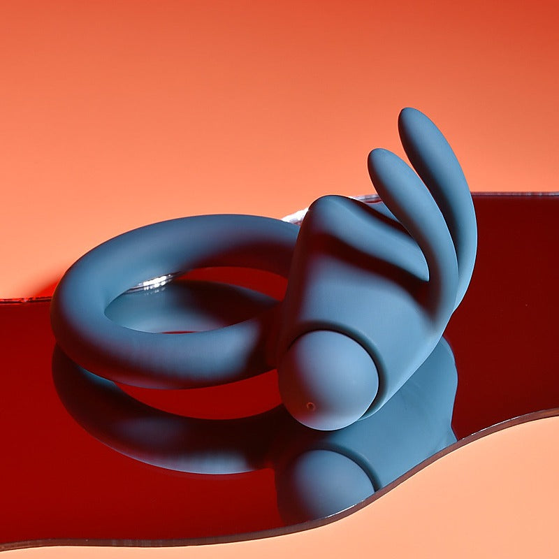 Premium Pleasure Bunny Buzzer by Evolved - Vibrating Cock Rings