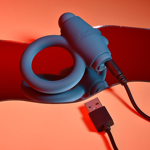 Premium Pleasure Bunny Buzzer by Evolved - Vibrating Cock Rings