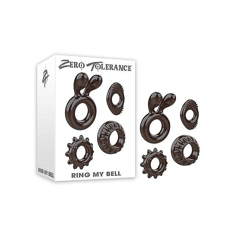 Ring My Bell 4 Piece Cock Ring Set by Evolved - Cock Ring Sets