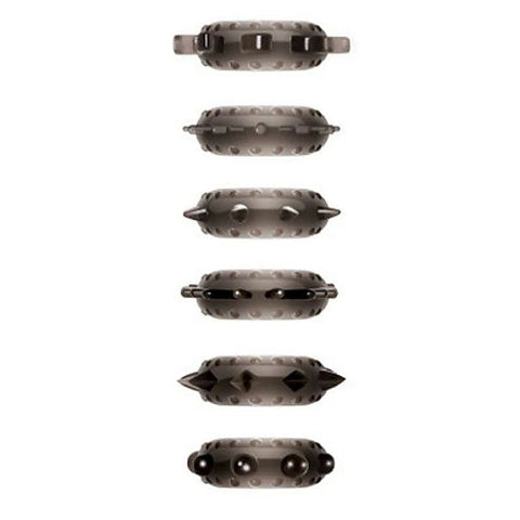 Cockstars 6 Pack Cock Ring Set by Evolved - Cock Ring Sets