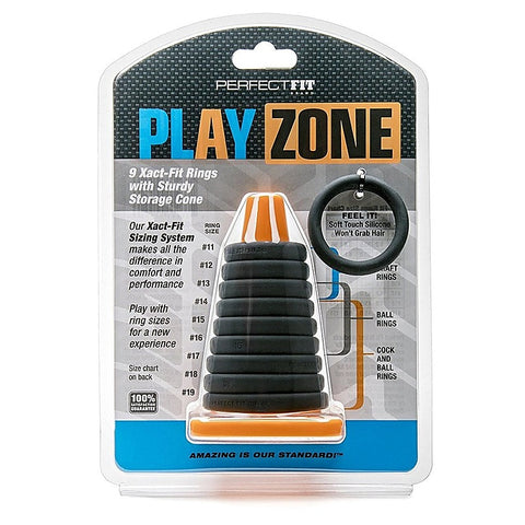 Professional Play Zone Set by Perfect Fit - Cock Rings
