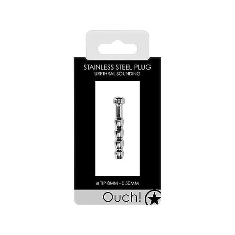 Premium Stainless Steel Plug by Shots Toys - Penis Plugs