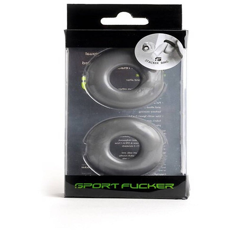 Sport Fucker Stacker Silicone Rings Customizable Cock Ring Set - Cock Rings