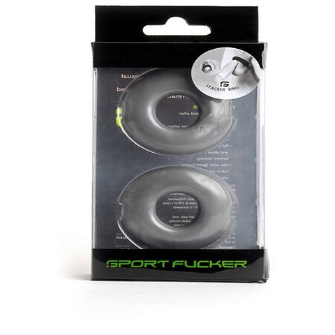 Sport Fucker Stacker Silicone Rings Customizable Cock Ring Set - Cock Rings