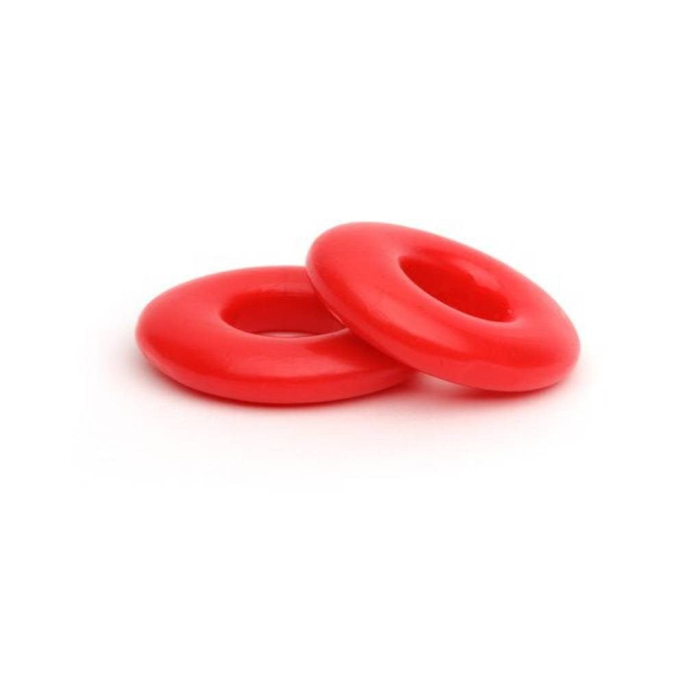 Sport Fucker Stacker Silicone Rings - Red - Cock Rings
