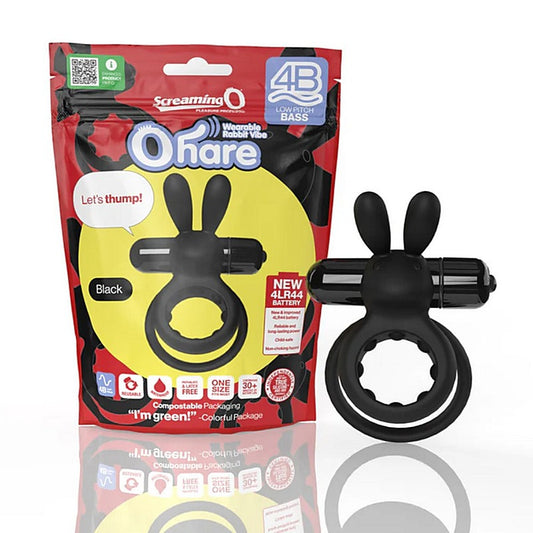 4B Ohare - Wearable Rabbit Vibe by Screaming O - Cock Rings