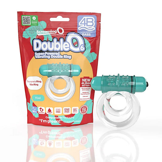 4B DoubleO 6 Vibrating Cock Ring by Screaming O - Cock Rings