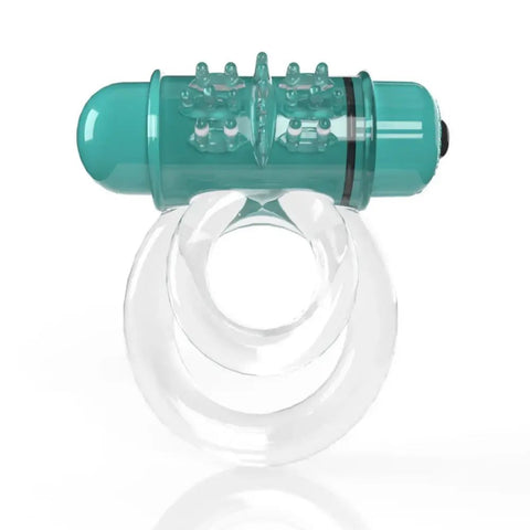 Screaming O 4T DoubleO 6 Vibrating Cock Ring Dual Ring Design - Cock Rings