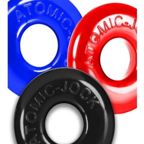 Oxballs Ringer Max Thick Durable Cockring Trio for Enhanced Pleasure - Cock Rings