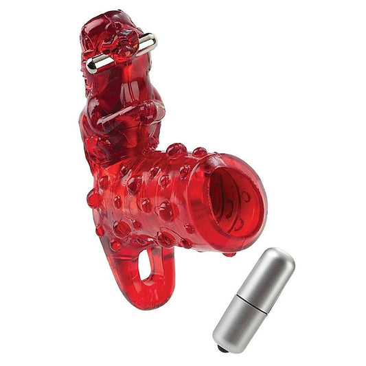 Pierced Rocker Vibrating Cock Ring by California Exotics - Cock Rings