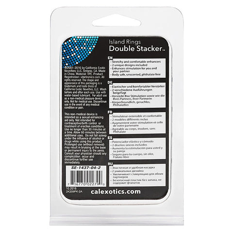 Double Stacker Island Mens Cock Ring by California Exotics - Cock Rings
