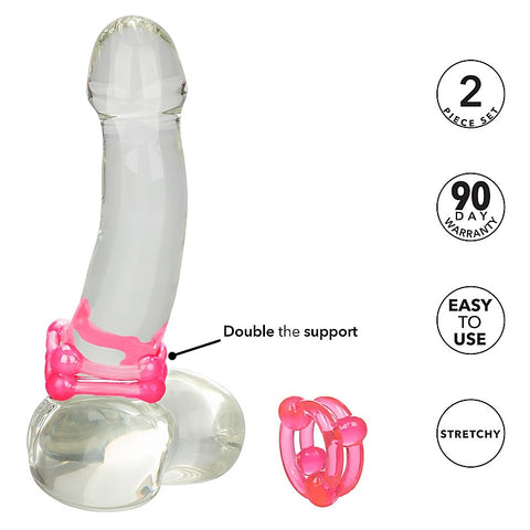 Double Stacker Island Mens Cock Ring by California Exotics - Cock Rings