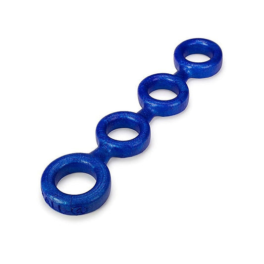 4-Ball Cock Ring With 3 Ballstretcher by Oxballs - Cock Rings