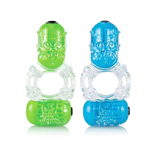 ColorPop Big O 2 Vibrating Cock Ring by Screaming O - Cock Rings