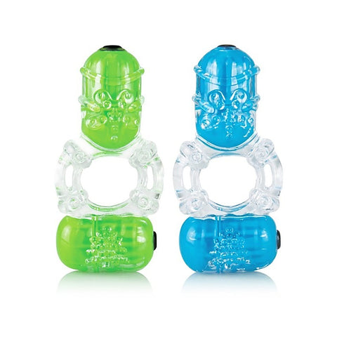 ColorPop Big O 2 Vibrating Cock Ring by Screaming O - Cock Rings