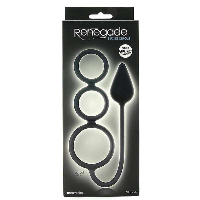 Renegade 3 Cock Ring Circus Small by NS Novelties - Cock Rings