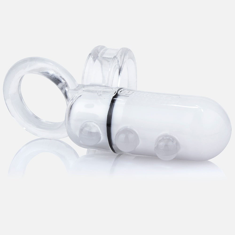 Screaming O Dangle Stretchy C Ring with Vibrating Bullet and Testicle Sling - - Vibrating Cock Rings