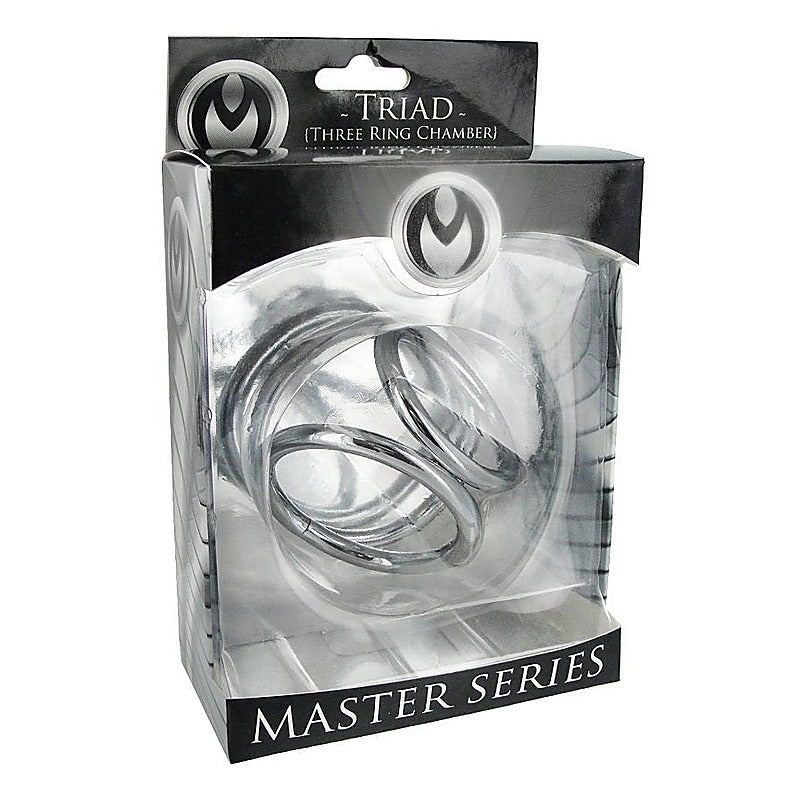 Master Series Triad Chamber by XR Brands - Steel Cock Rings