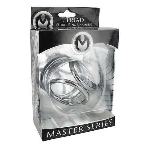 Master Series Triad Chamber by XR Brands - Steel Cock Rings