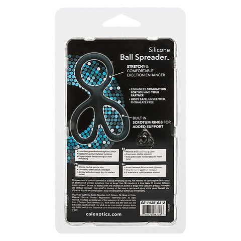 Silicone Ball Spreader Erection Enhancer - Stretchy Cock Rings