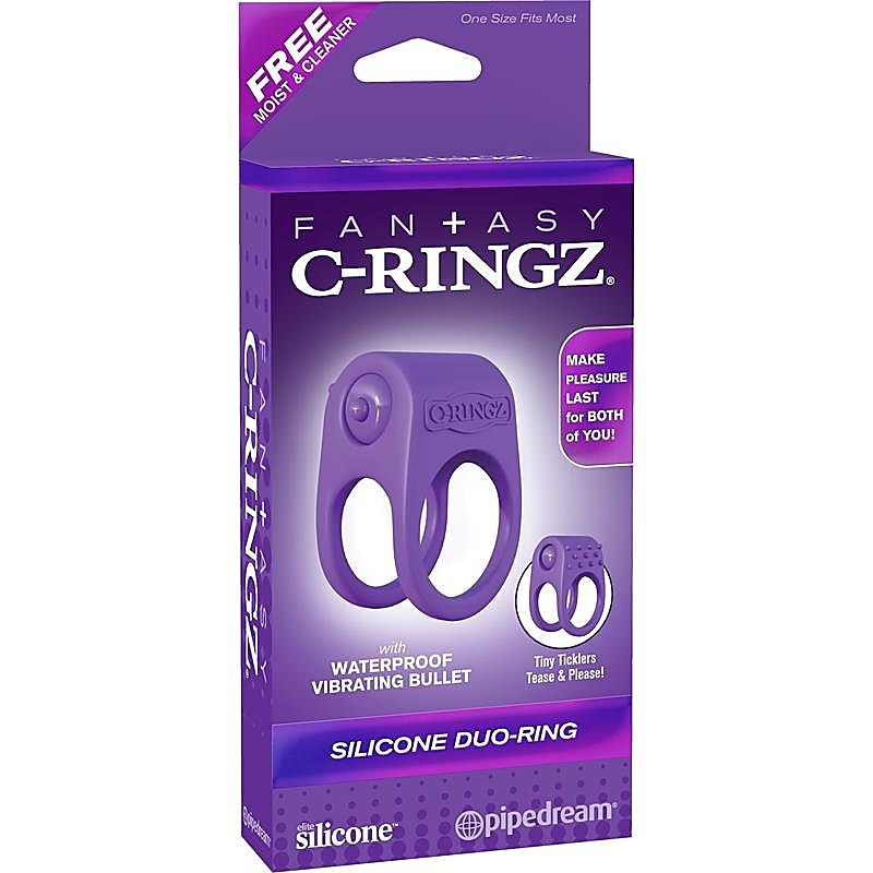 Fantasy C-Ringz Silicone Duo Vibrating Cock Ring - Vibrating Cock Rings
