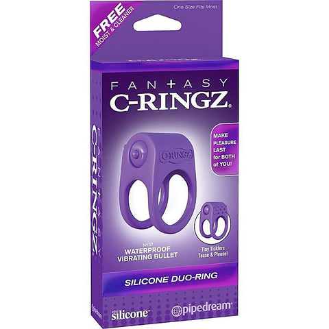 Fantasy C-Ringz Silicone Duo Vibrating Cock Ring - Vibrating Cock Rings
