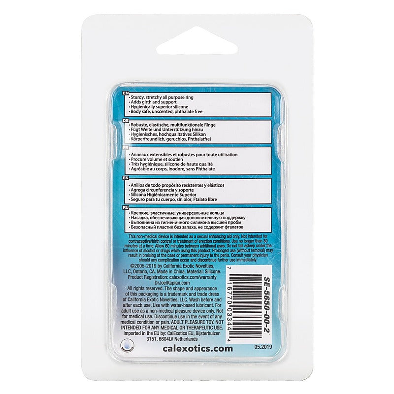 Silicone Prolong Stretchy Cock Ring by California Exotics - Cock Rings