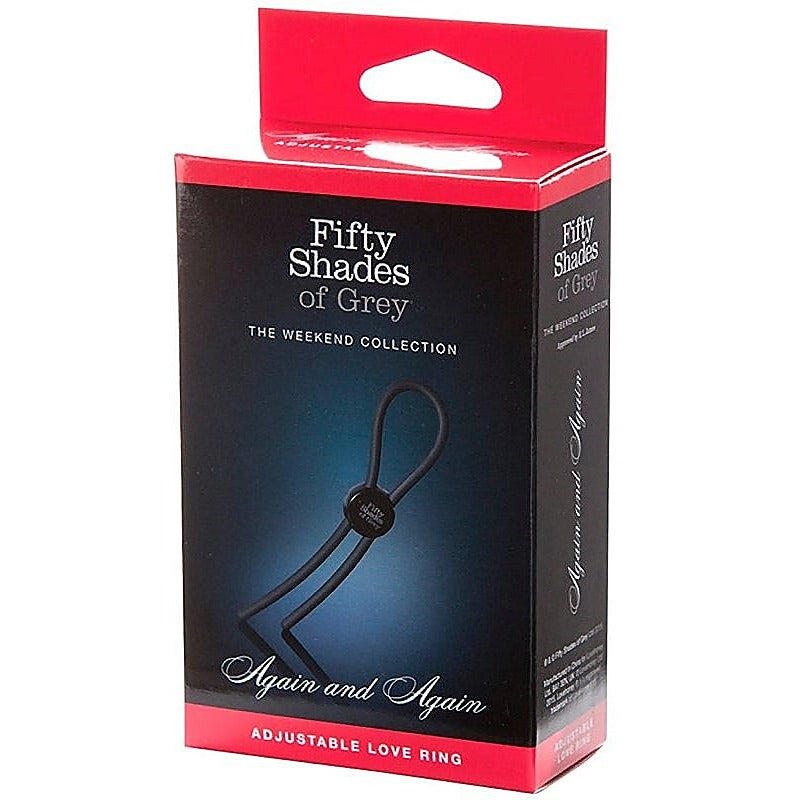 Fifty Shades of Grey Again and Again Adjustable Love Ring - Cock Rings