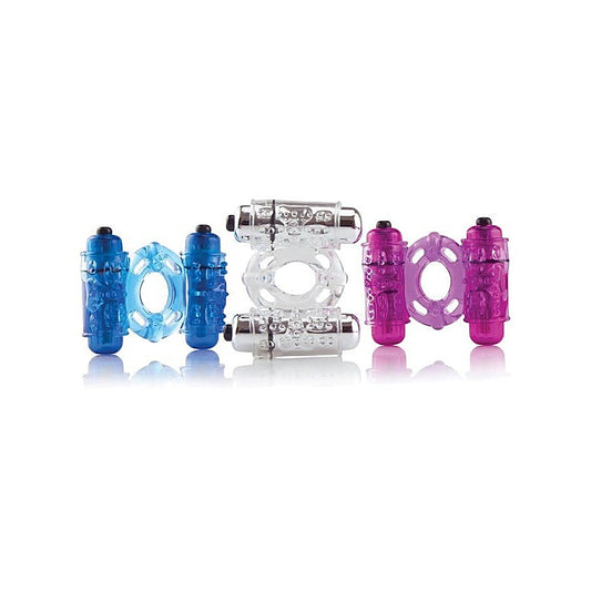 The O Wow Double Wammy by Screaming O - Vibrating Cock Rings