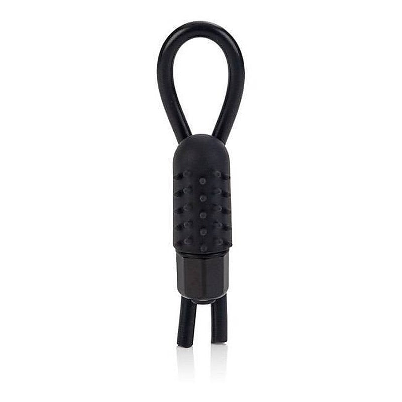 10 Function Vibrating Silicone Stud Lasso Ring - Cock Rings
