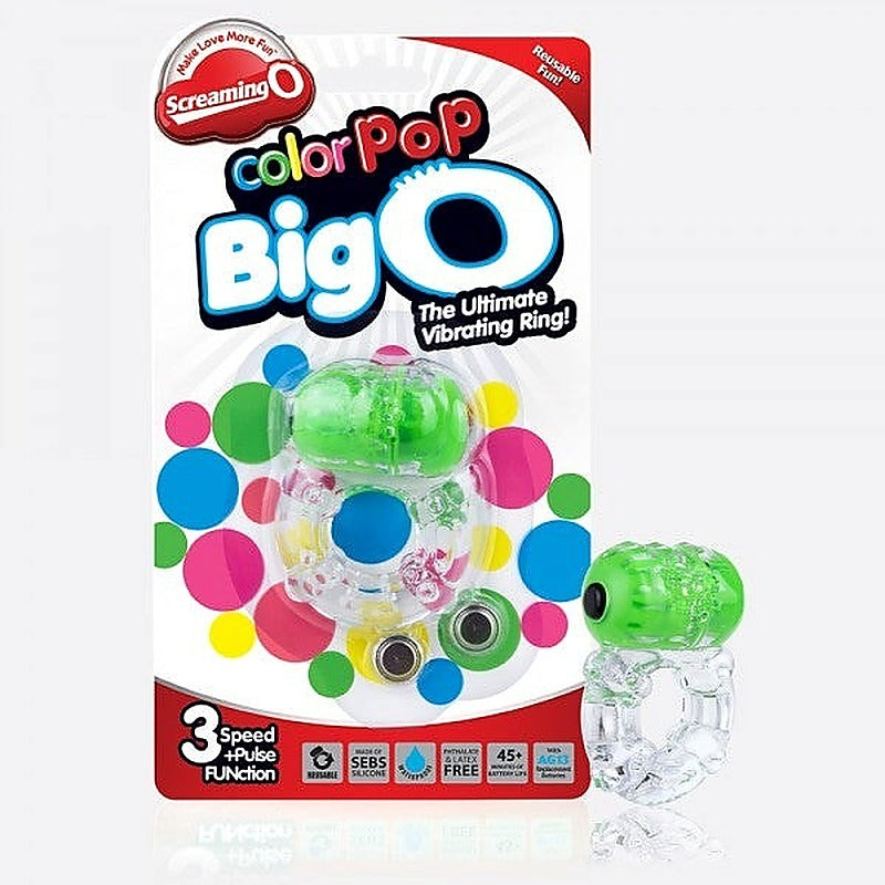 Professional ColorPop Big O by Screaming O - Vibrating Cock Rings