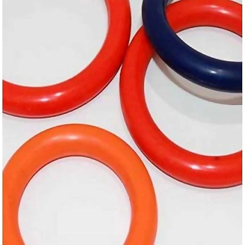 Cock and Ball Rubber Ring 70mm by Hell's Couture - Cock Rings
