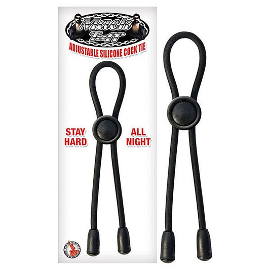 Mack Tuff Adjustable Silicone Cock Tie by Nasstoys - Cock Rings
