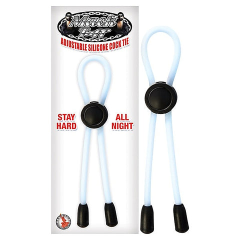 Mack Tuff Adjustable Silicone Cock Tie by Nasstoys - Cock Rings