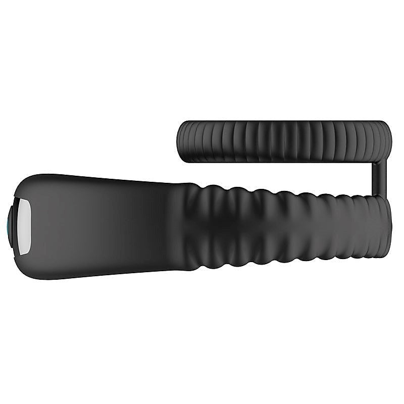 Dual-Ring Vibrating Cock Ring by BDStyle - Cock Rings